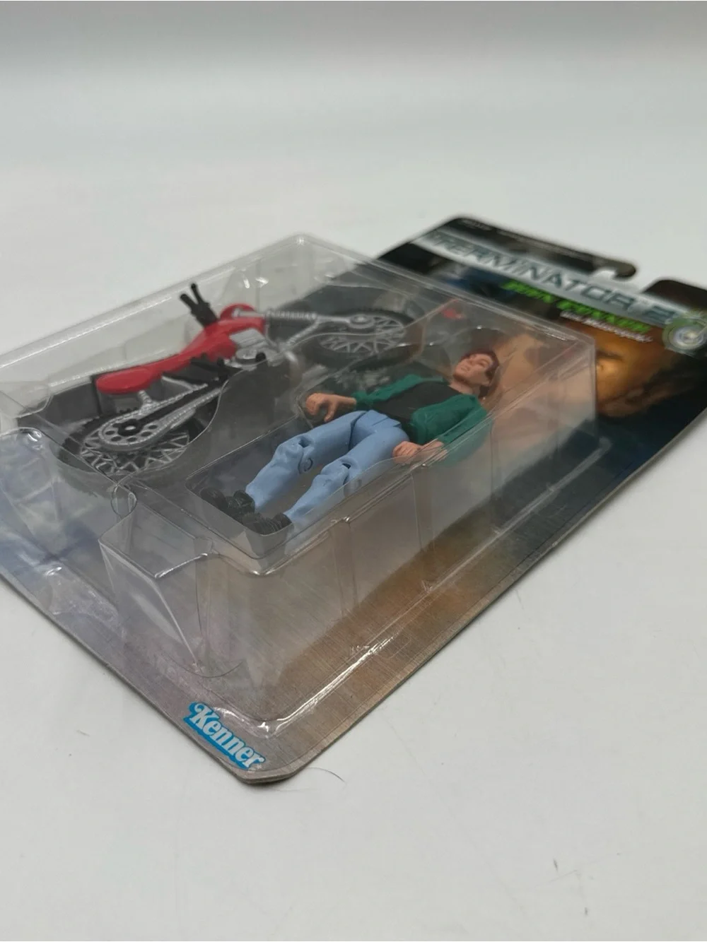 Vintage 1991 Kenner Terminator 2 John Connor Motorcycle Figure NEW Sealed MOC